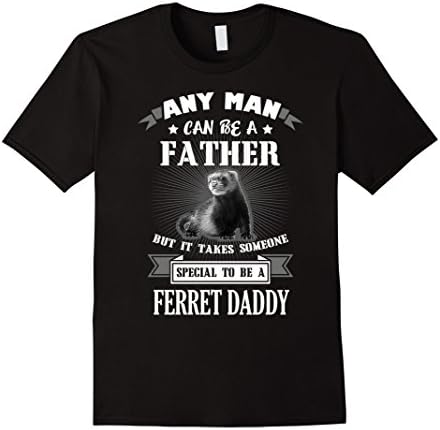 Men's Special To Be Ferret Daddy T-Shirt 2XL Black