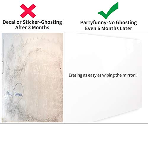 Dry Erase Blank Laminated Jumbo Wall Poster Sheet, 38Inch by 50Inch