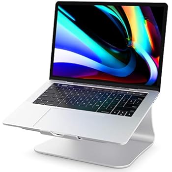 Bestand Laptop Stand, Aluminum Cooling Computer Stand & Holder for MacBook Air/Pro, Notebooks, Sliver (Patented)