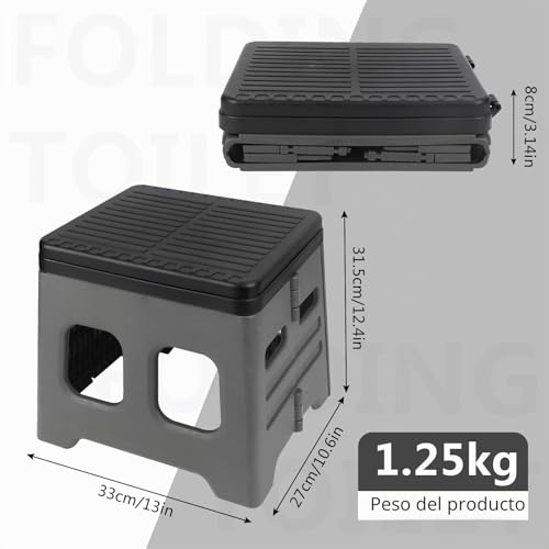 Diealles Shine Portable Toilet, Portable Camping Toilet, Foldable Dry Bath Camper for Camping Hiking Traveling