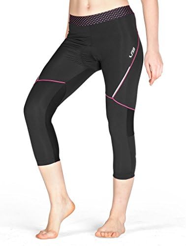 LAMEDA Women's Breathable Gel Padded Cycling Tights 3/4 Bike Shorts