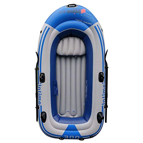 Aufblasbares Rafting-Boot-Set, aufblasbare Floße, Sport aufblasbares Kajak Kanu Boot mit Paddeln verdicktes Angelboot…