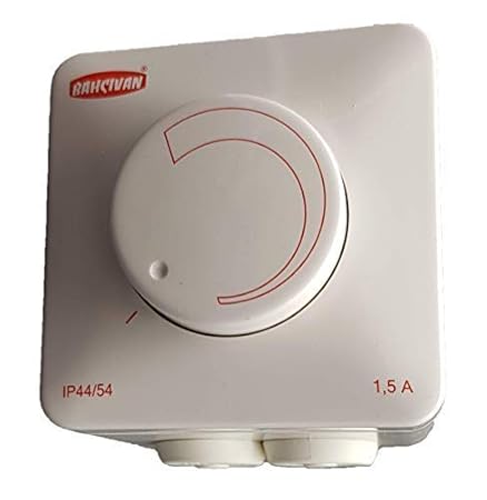 Elektronischer Drehzahlregler Drehzahlsteller Regler für Ventilatoren, Lüfter, Gebläse 230 V, 50 Hz, max. 1,5 A