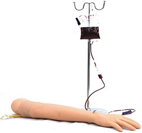 Carejoy Teach Education Adult Venipuncture Injection Training Arm Model Practice Arm Designed by Medical Professionals for Students to Practice & Perfect IV, Phlebotomy & Venipuncture Related Skills
