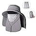 Unigear Sun Hat, UPF 50+ Sun Protection Wide Brim Bucket Hat with Removable Mosquito Net and Neck Face Flap, Breathable and Packable for Safari, Fishing, Hiking, Gardening, for Men & Women
