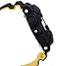 Casio G-Shock Men's Analog-Digital Black & Yellow Resin Strap Watch GA100BY-1A