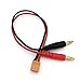 FLASH HOBBY 2 PCS RC Battery Charge Cable XT30 Female Plug to 4mm Bullet Banana Connector 18AWG Wire for RC Helicopter Quadcopter Lipo Battery