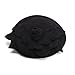 Lawliet Flower Womens Dress Fascinator Wool Pillbox Hat Party Wedding A083 (Black)
