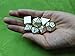 DND Polyhedral Metal Game Dice Gold White 7pc Set for Dungeons and Dragons DND RPG MTG Table Games D4 D6 D8 D10 D12 D20