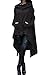 FANTIGO Women's Kangaroo Pockets Loose Hoodie Sweatshirt Coat