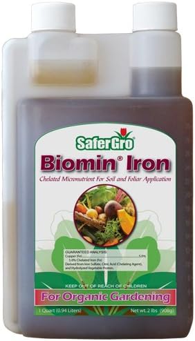 Safer Gro Biomin Iron, 1 quart