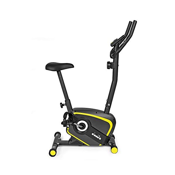 Diadora-Fitness-Lilly-Evo-Magnetic-Exercise-Bike-Up-to-110-kg-Weight-Unisex-Adult-BlackYellow Diadora Fitness Lilly Evo Magnetic Exercise Bike Up to 110 kg Weight Unisex Adult, Black/Yellow