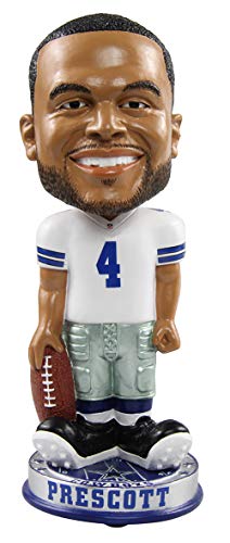 FOCO Dak Prescott Dallas Cowboys Bobblehead Knuckleheads LE /288 - Thumbnail 2