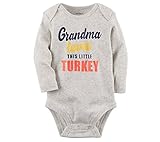 Carter's Baby Grandma Loves This Little Turkey Collectible Bodysuit