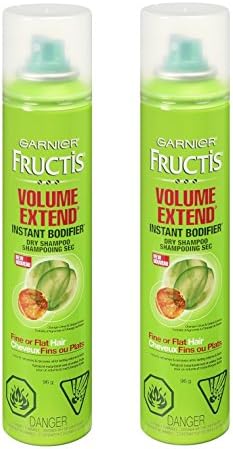 Garnier Fructis Volume Extend Instant Bodifier Dry Shampoo 3.40 oz (Pack of 2) + FREE Makeup Blender Sponge