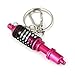 maycom Keychain Auto Part Model Coilover Shock Absorber Carabiner Keyring Key Chain Ring Car Keyfob (Red)