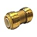 Generic Push-Fit Push to Connect Lead-Free Coupling 10 pcs/Brass / 0.75 Inch