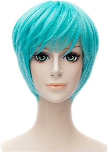 MSHUI Online Game Touken Ranbu Ichigo Hitofuri Anime Cosplay Short Wig Blue Hair