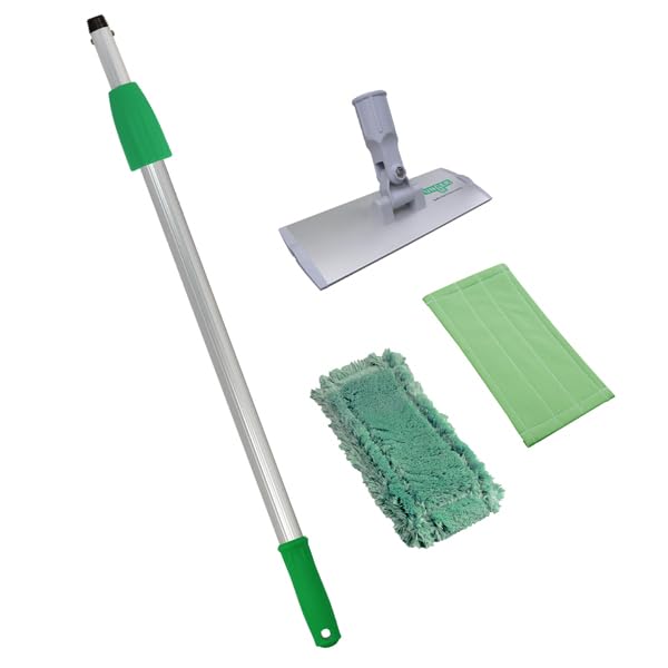 Photo 1 of ***SEE NOTES ***Unger Commercial SpeedClean™  – Complete Indoor Window Cleaning System with Microfiber Pads and 4 ft Telescopic Pole WNK04