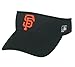 MLB ADULT San Francisco GIANTS Home BLACK VISOR Adjustable Velcro TWILL