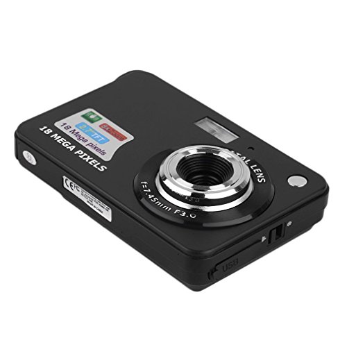 Digital Camera, Lyyes 2.7" Mini Camera HD 720P Digital Point Shoot Camera 8X Zoom Camera for Kids and Gifts (Black) - Thumbnail 3
