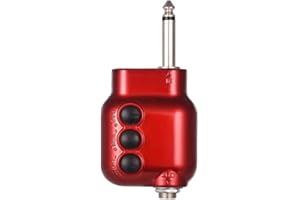 UEYGHEP Mini Guitar Preamplifier Preamp 6.35mm Plug with Treble EQ Volume Control Acoustic Guitar Accessories