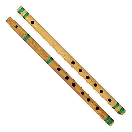 Indian Bamboo Flute Bansuri, Set of 2, Fipple & Transverse, For Kids