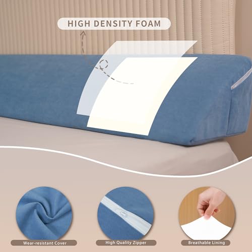 Aurako Cal King Size Bed Wedge Pillow Headboard Pillow Mattress Wedge