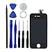 Eco-Fused Premium Replacement Digitizer and Touchscreen LCD for iPhone 4S - Replacement for At and t and International Models - 10 Piece Kit for Replacement and Repair - Screen Protector Pre-Installed