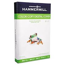 Hammermill Color Copy Digital Cover Stock, 11 x 17, White, Pack of 250 Sheets