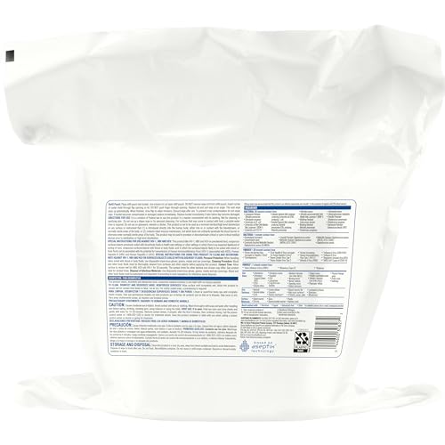 CLOROX HEALTHCARE HYDROGEN PEROXIDE CLEANER DISINFECTANT WIPES, 12″ X 11″, REFILL FOR BUCKET, 185 COUNT (PACKAGE MAY VARY)