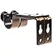 BCP Set of 2 Bronze Color Heavy Duty Curtain Rod Brackets for 3/4 or 5/8 Inch Rod