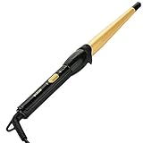 Curling iron 1 Inch Instant Heat Hair Curler Wand with PTC Automatic Professional Curling Iron Fast Heating Technology 2 Year Warranty Salon Temperature Performance Worldwide Dual Voltage,ROZIA