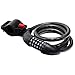 NDakter Bike Lock Cable,4 Feet High Security 5 Digit Resettable Combination Coiling Bike Cable Lock,Bicycle Cable Lock for Bicycle Outdoors, 1.2mx12mmthumb 1