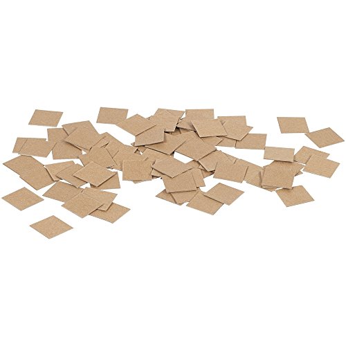Aviditi VCICHIPS 30# VCI Paper Sheets, 1" x 1" (Pack of 25000)