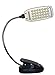 USB Portable Reading Lamp with 28 Bright LED Lights, Flexible Gooseneck and Clip Mount for Notebook Laptop, Desktop, PC and MAC Computers + On/Off Switch (Black)