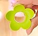 Bloss Cotton Swab Holder Q-tips Holder Lotus Toothpick Holder Small Toothpick Case Toothpicks Organizer Bathroom Vanity Canister -Green