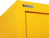 BiGDUG Metal COSHH Hazardous Substance Storage Cabinet 3 Shelf HSE Safety view 6