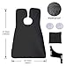 Upgrade Beard Apron Cape Beard Trimming Bib for Men Waterproof & Non-Stick Shaving Hair Catcher with 2 Suction Cups and Beard Shaping Styling Tool Grooming Beard Apron Perfect Gifts For Men(Black)