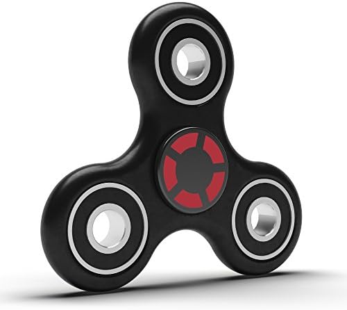 Fidget Spinner, Seddex Eco-Friendly ABS Tri-Spinner Stainless Steel High Performance Bearings for Extremely Fast and Long Spin Relieves ADHD EDC Anxiety and Boredom [ USA Stock Fast Delivery ] - Black