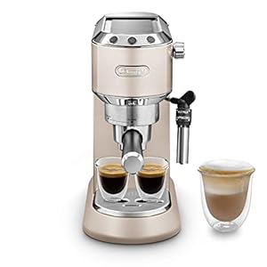 De’Longhi Dedica Metallics EC 785.BG Espresso zeefdragermachine, espressomachine met professionele melkopschuimer…