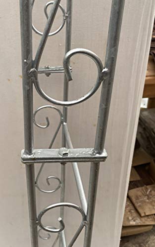 Alt Mebel Ihr Gartentraum 140 cm, Höhe 220 cm, Gewicht 25 kg, Tiefe 36 cm Feuerverzinkt Massiv Eisen Gute Qualität Stabill – Bild 3