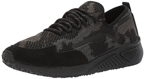 Diesel Women's Skb S-Kby Knit Sneaker, Black, 6.5 M US