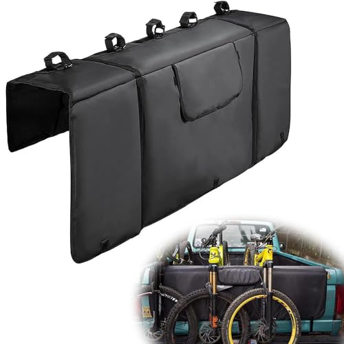 Gopnaty Almohadillas para Puerta Trasera de Camioneta, Cubierta de Portón Trasero para Bicicleta, Almohadilla Protectora Suave para Portón Trasero de Camión