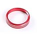 BORUIEN Red Trailer Switch Knob Ring Cover Frame Trim for Ford F150 XLT 2016 2017
