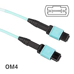 10Gtek Fiber Patch Cable - MPO to MPO OM4 Multimode