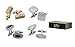 Bundle Monster 4pc Mens Classic Modern Ornate Pattern Style Dress Shirt Cufflinks Mix Design Set