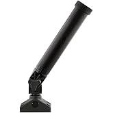 Scotty 476 Tube Style Rod Holder, Rocket Launcher with 0241 Mount, Black | Fishing Accessory, Adjustable, Salmon Fishing, Heavy-Duty Nylon