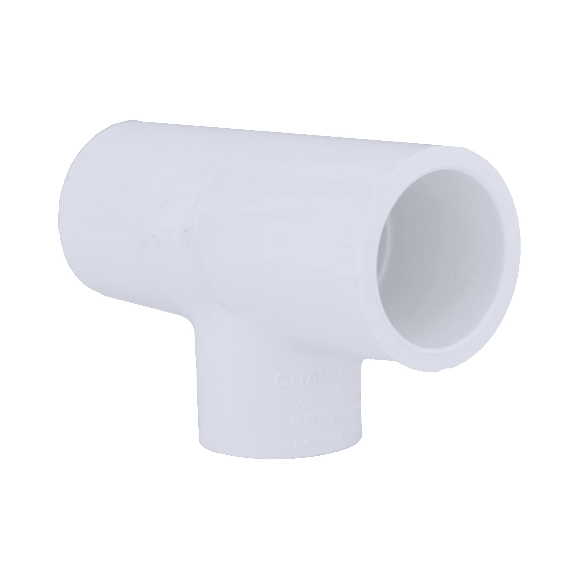 CHARLOTTE PIPE 3/4 x 3/4 x 1/2 SCH 40 RED TEE SXSXS