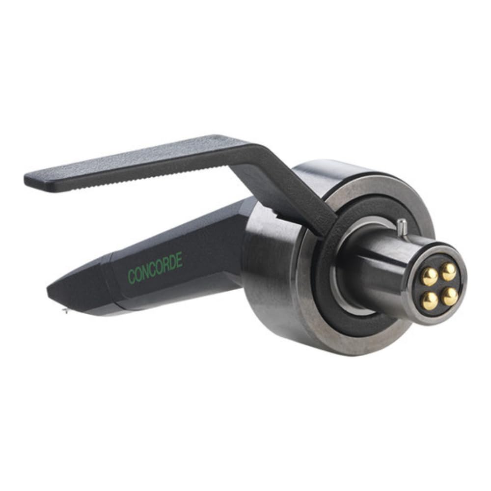 Ortofon Concorde MkII Mix CC Twin Cartridges with Spherical Stylus (Black) Bundle with Liquid Audio Carbon Fiber Record Brush & Instrument Polishing Cloth